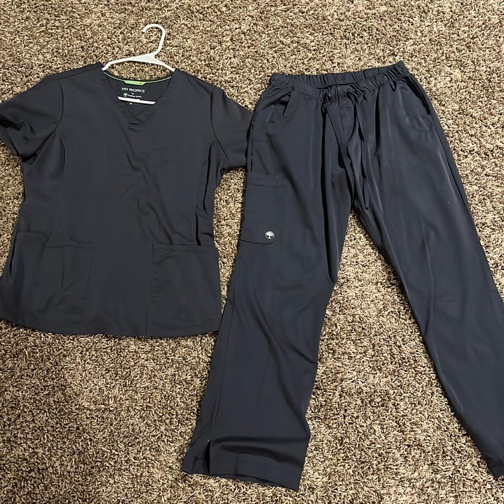Nursing Scrubs, Grey, HH Healing Hands